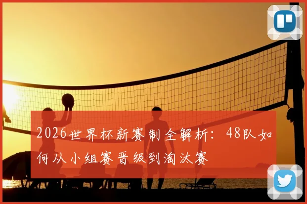 2026世界杯新赛制全解析：48队如何从小组赛晋级到淘汰赛
